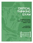 International Critical Thinking Essay Test